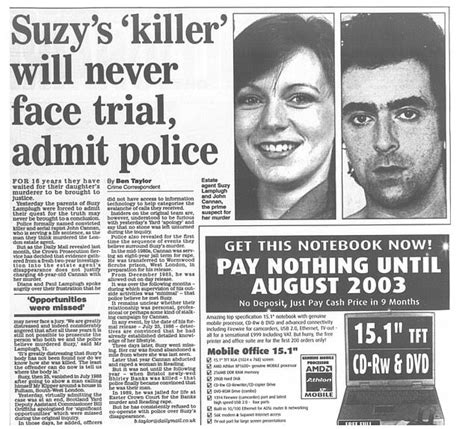 Insurance marketer phillip carey said he purchased the home in shipton road convicted killer john cannan was named as the prime suspect. Incredible dating video shows Suzy Lamplugh murder suspect ...