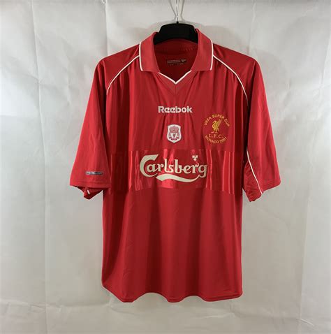 The uefa cup 1999/2000 was the 29th edition of the competition and was won by galatasaray after the turks were able to defeat the english club arsenal fc in the final at copenhagen's parken. Liverpool UEFA Super Cup Final 2001 Home Football Shirt ...