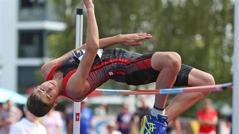 Leichtathletik ist laufen, springen, werfen. „Olympiasieger werden": Leichtathletik-Talent Friedrich ...