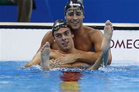 Gli italiani da finale, domani, sono gabriele detti e gregorio paltrinieri: Olimpiadi di Rio 2016, nuoto Paltrinieri oro, Detti bronzo ...