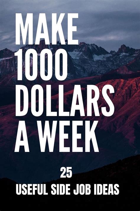 There are many options to earn money online that are quick, simple and don't require much effort. How To Make 1000 Dollars Fast (in one week or less) | Show ...