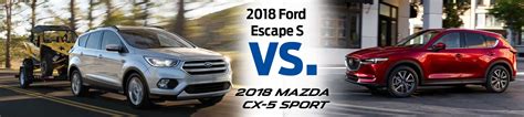 Find the right part for your ford vehicle. 2018 Ford Escape S v. 2018 Mazda CX-5 Sport | Portsmouth UCC