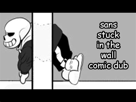 Anime viral hp jatuh di tiktokподробнее. sans stuck in the wall comic dub - YouTube