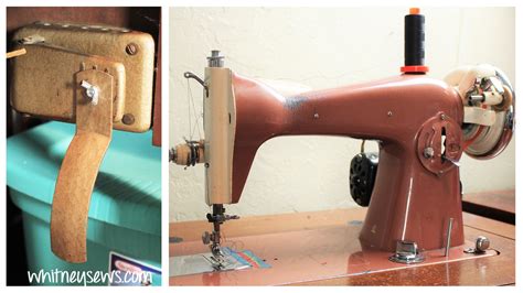 Sewing machine with table, cd's & dvd's. Repairing the Knee Pedal on a Vintage Sewing Machine ...