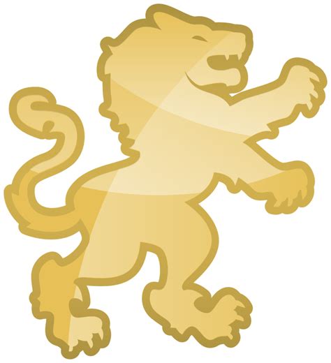 All our images are transparent and free for personal use. Free león cresta rampante oro PNG with Transparent Background