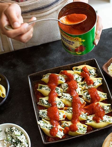 Use unlike the tubes of manicotti, the shells can hold an amount of stuffing equal to the size and shape. Stuffed Shells Florentine | Recipe | Recipes, Cooking ...