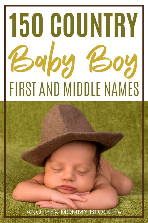 150 Country Baby Boy First And Middle Names - Another ...