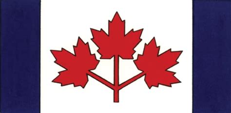 Proposal for the new canadian flag, 1964. This was one of the designs ...