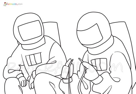 Crewmates must work together and complete tasks while imposters try to kill the crew and avoid detection. View 43+ Download Coloring Pages Drawing Among Us Blank ...