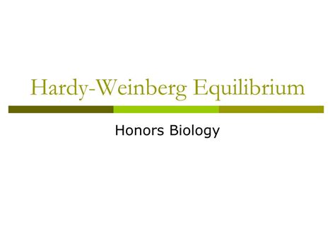 Hardy and weinberg came to their conclusion by analyzing allele frequencies in successive generations. PPT - Hardy-Weinberg Equilibrium PowerPoint Presentation ...