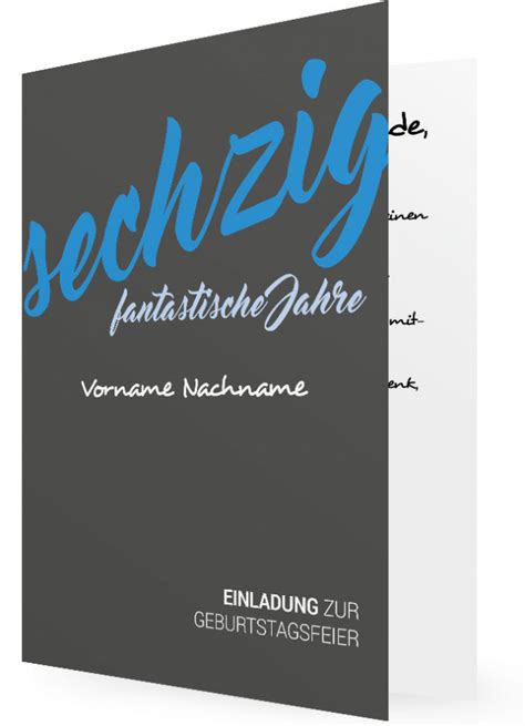 Vorlage einladung din a 4 geburtstag : Vorlage für 60. Geburtstag Einladungen ...