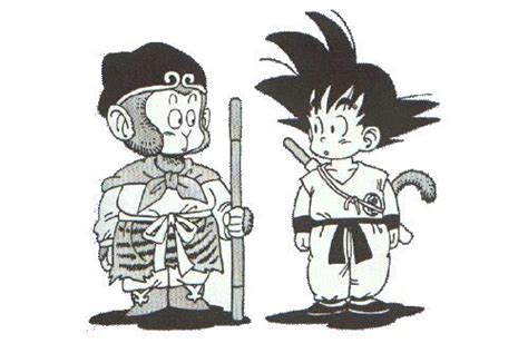 The similarities are homage to dragon ball. Goku's Homage to Sun Wukong | DragonBallZ Amino