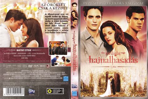 Végre teljesül a halandó bella (kristen stewart) és a vámpír edward (robert pattison) álma, örök hűséget esküsznek egymásnak. CoversClub Magyar Blu-ray DVD borítók és CD borítók klubja ...