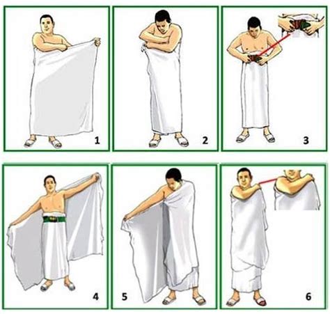 Gunakan sabuk agar balutan kain ihram bagian bawah anda lebih kencang. Berikut Cara Memakai Kain Ihram yang Benar dan Wajib ...