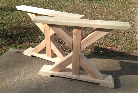 Buy the farmhouse trestle table, charred ember finish, 72x37 online from houzz today, or shop built and finished by hand at james+james, the solid hardwood farmhouse trestle table combines. Farmhouse Trestle Table Legs X-Frame Table Legs Wood Table