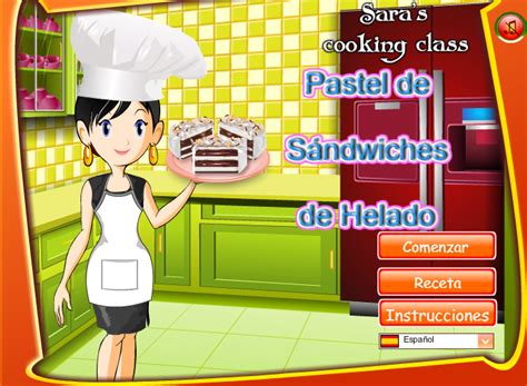 Pues como siempre los juegos de cocina con sara te enseñan jugando a preparar una deliciosa receta, para postre o para cuando tengas mucho calor y quieras saborear un delicioso helado de clase clase clase cocina juegos paletas de helado parte superior sara sara. Cocina con Sara: Pastel de Helado - Juegos de Cocina