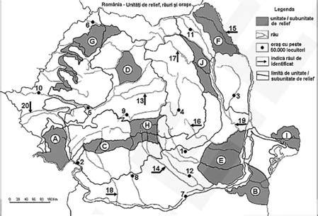 Harta si vremea orasului pe 5 zile. rezolvare geografia romaniei - var 11