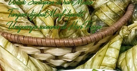 Ketupat daun palas agak berbeza dengan ketupat nasi atau ketupat daun. 26 resepi ketupat yang sedap dan mudah oleh komuniti ...