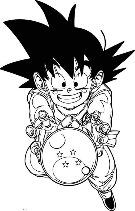 If you love dragon ball and dragon ball z, we have a treat for you. Goku We Coloring Page 092 | Coloring pages, Bible coloring ...