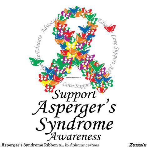 Find the perfect asperger syndrome stock illustrations from getty images. Asperger's Syndrome Ribbon of Butterflies Cutout | Zazzle ...