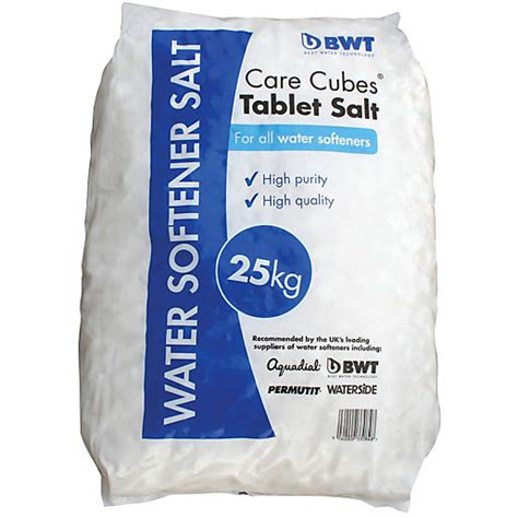 Moreover, a water descaler does not use any type in case you want to learn more about how water softeners work, which are the best options for your limescale problems, and how to choose the best. BWT Water Softener Salt Tablets - 25kg | Wickes.co.uk