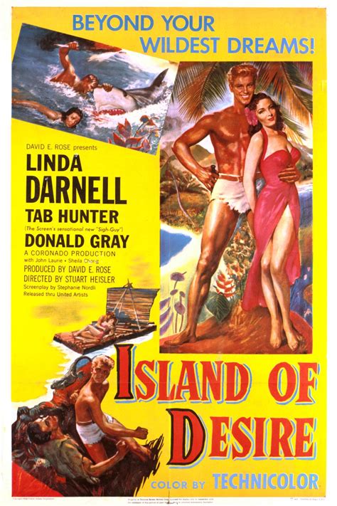 There is a ticket coffee shop in a small town. Island of Desire (1952) Stars: Linda Darnell, Tab Hunter ...