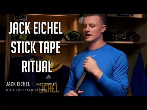 All rights are reserved for msg and the nhl. Jack Eichel Stick Tape Ritual - YouTube