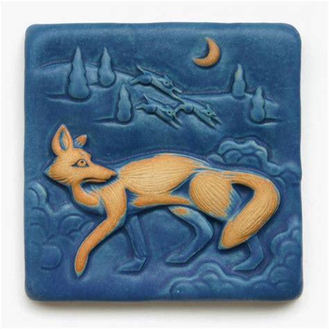 Check out our foxy tile selection for the very. Foxy, Gretchen Kramp | Tile murals, Ceramic art, Ceramic tiles