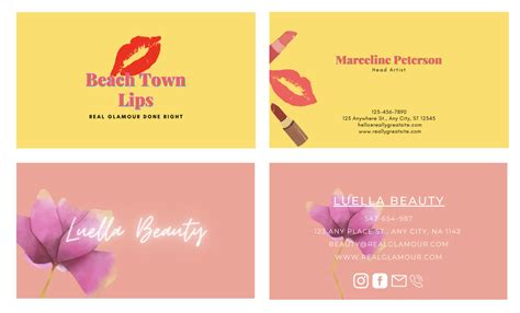 Create your own business cards without design skills ⏩ crello business card maker completely free choose professional business card templates. Esthetician Business Cards Ideas And Templates