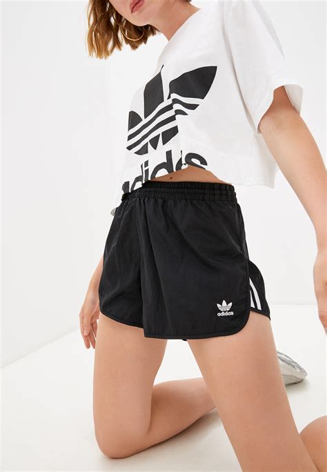 Шорты спортивные adidas Originals 3STR SHORTS, цвет: черный ...