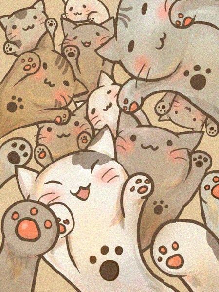 Maybe you would like to learn more about one of these? Dibujos gatitos kawaii fondos de pantalla Pin de jessika villalobos en fondos de pantalla kawaii ...