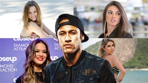 Nun zieren die beauty und der fußballer sogar schon das cover eines männermagazins. Neymar JR Girlfriends List 2017. - YouTube