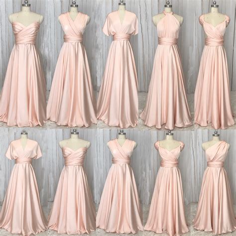 I will be ordering two more for my daughters bridesmaids. 2020 convertible pink bridesmaid dresses long cheap custom ...