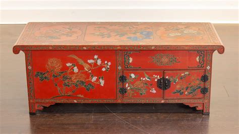 Shop for media chests online at target. Lot - A Chinese red lacquer chest, 18 1/4 x 50 x 20 in ...