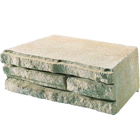 This concrete product in an earth tone red color brings a. Pavestone 4 in.x 12 in.x 7.5 in. Antique Concrete ...