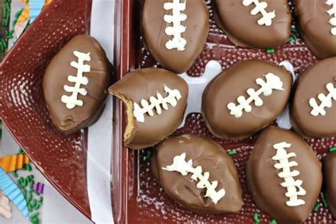 Combining fine roasted coffee beans with chocolate peanut butter flavor. Homemade Chocolate Peanut Butter Cup Footballs ...