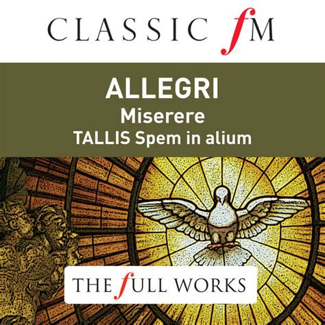Is your network connection unstable or browser. Album Allegri : Miserere - Tallis : Spem in Alium (Classic ...