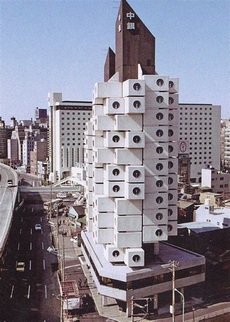 With continued recession in japan, as of early 2010, more and more capsule hotel. Nakagin Capsule Tower | Metabolist architecture, Nakagin capsule tower, Japanese buildings
