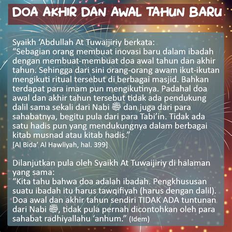 Berbeda dengan doa akhir tahun yang kita panjatkan untuk memohon taubat kepada allah atas semua dosa yang kita lakukan pada satu tahun terakhir serta rasa syukur karena allah telah memberikan pertambahan usia, doa awal tahun justru berisi tentang permohonan perlindungan kepada allah swt serta harapan yang ingin diraih pada satu tahun ke depannya. DOA AKHIR DAN AWAL TAHUN BARU ISLAM | Motivasi, Doa, Islam