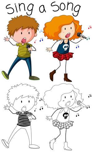Caricatures de célébrités chanteuses elvis presley dessin animé Doodle, chanteur et chanteuse - Telecharger Vectoriel ...