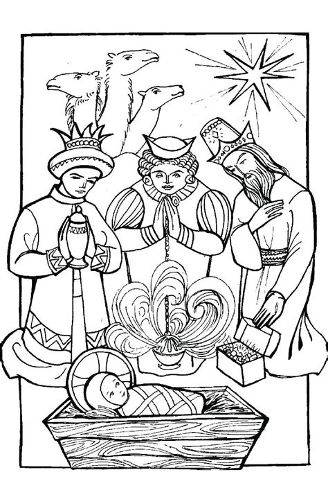 Print coloring pages by moving the cursor over an image and clicking on the printer icon in its upper right corner. 3 Wise Men Coloring Page at GetColorings.com | Free ...