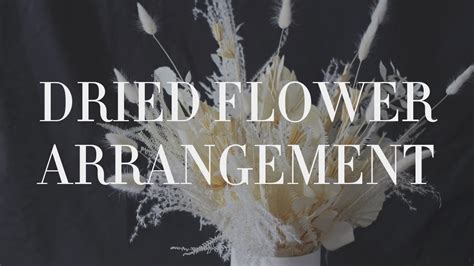 Where to buy dried flowers toronto. Dried flower arrangement 드라이플라워 꽃꽂이 - YouTube