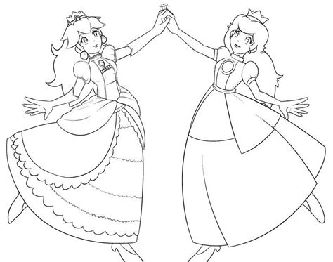 Click the cute baby rosalina coloring pages to view printable version or color it online (compatible with ipad and android tablets). Peach Daisy Rosalina Coloring Pages | Super Duper Coloring