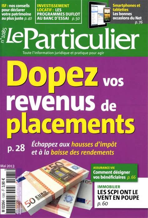 Ce n'est que l'un des multiples. Le particulier n° 1085 - Abonnement Le particulier ...