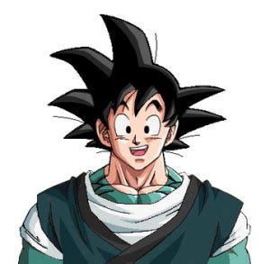 The series begins twelve years after goku is seen leaving on shenron not at the end of dragon ball gt, and diverges entirely into its own plot from there, on an alternate timeline from the one which shows goku jr. Goku absalon