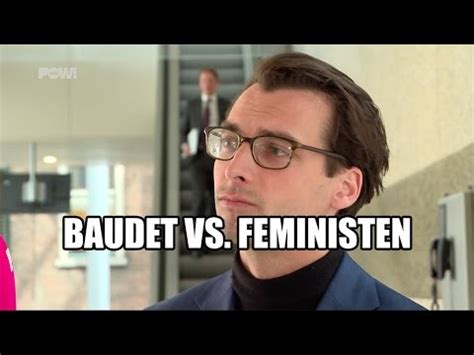 Wilders doet het, baudet doet het, trump doet het. Feministen woest op Thierry Baudet - YouTube