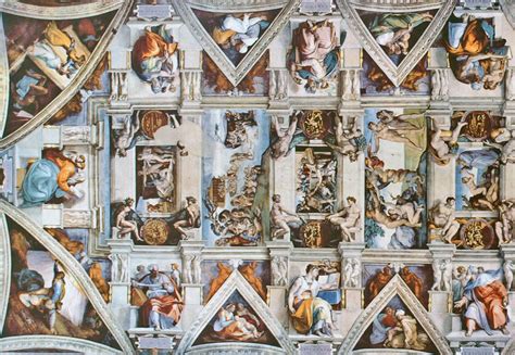 (from sept 7 until oct 26, the museums will be open at night from 7. A Flattened View of the Incredible Sistine Chapel Ceiling ...