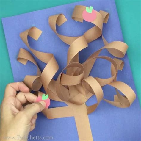 It's an easy paper craft. 3D Construction Paper Tree - Twitchetts | Construction ...