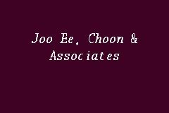 Suggestions will appear below the field as you type. Joo Ee, Choon & Associates, Company Auditor in Melaka