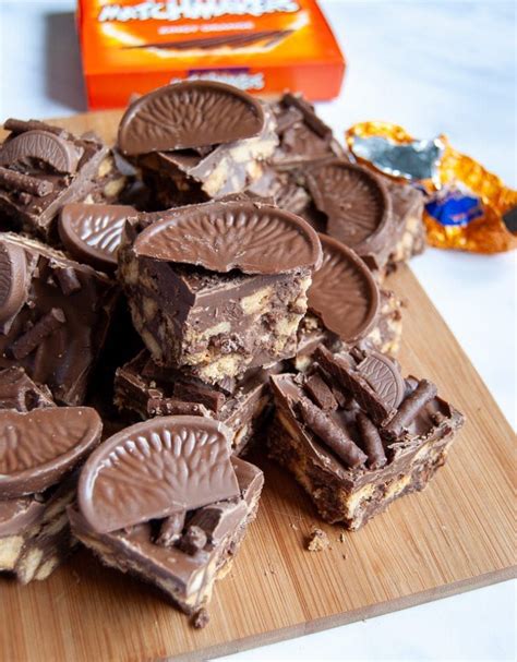 It's perfect for entertaining because it can be made. No Bake Chocolate Orange Traybake | Tray bake recipes ...